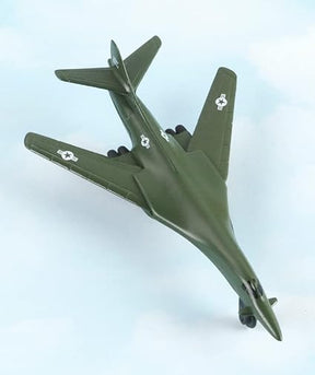 Green model bomber aircraft, B-1 Lancer style, on white background for HotWings 12106