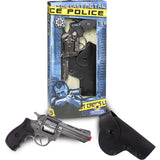 Police 357 Magnum 8-Shot Toy Cap Gun - Chrome Finish | 433/0 | Gonher