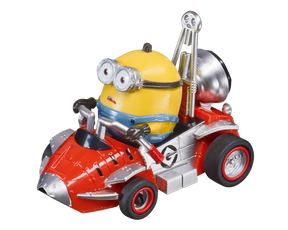 Minion-themed red and silver race car toy for Carrera Go 20064168