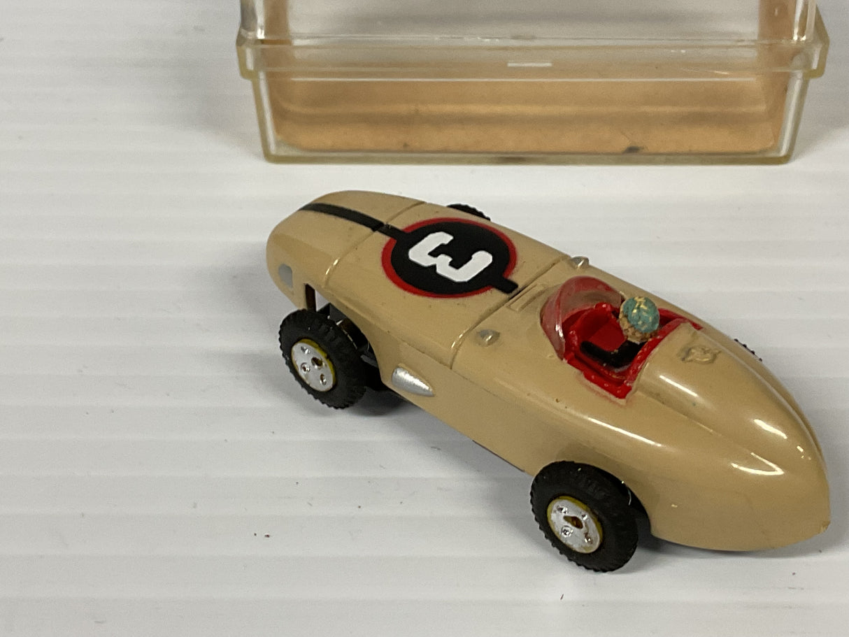 Aurora AFX Indianapolis Racer Light Brown Thunder-jet  | 1359 | Aurora - AFX- Model Motoring