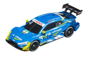 Blue slot car of an Audi RS 5 DTM race car for Carrera 20064184