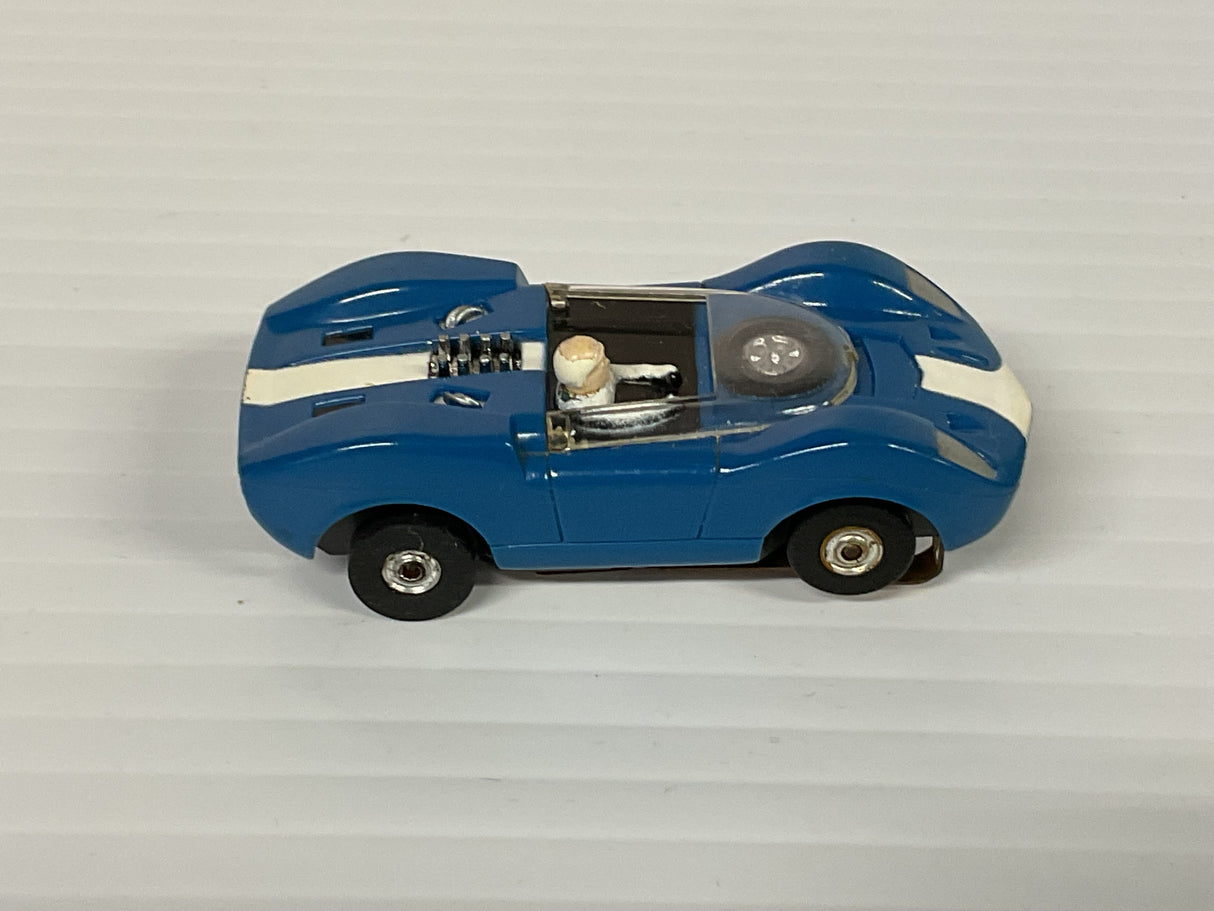 Aurora AFX -Thunder-jet McLaren Elva Blue/White  | 1397 | Aurora - AFX- Model Motoring