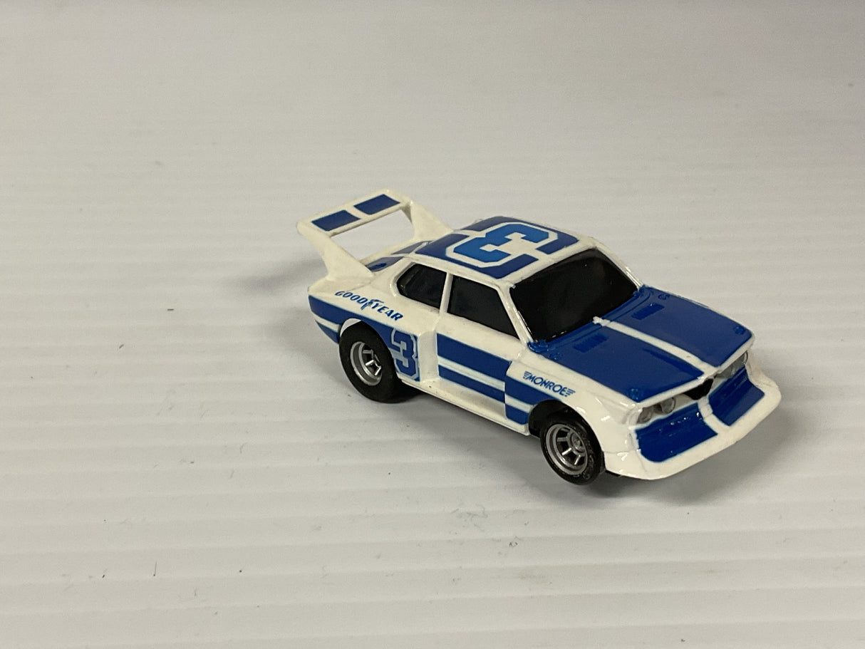 Tomy Aurora AFX magnatraction lighted BMW blue #3  | 19XX | Aurora - AFX