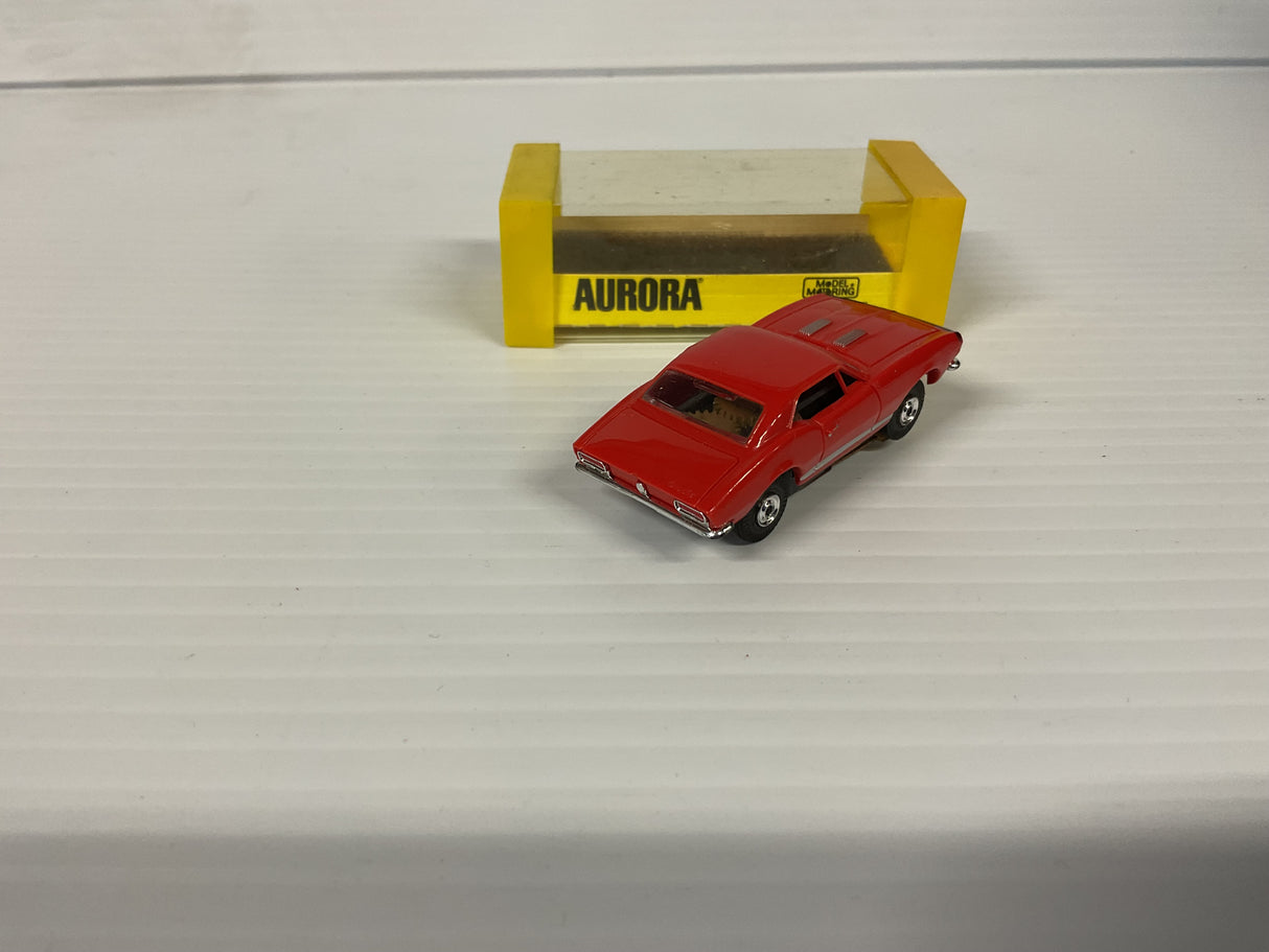 Aurora AFX Camero 1967-70 Red/Black Stripe Thunder-jet  | 1388 | Aurora - AFX- Model Motoring