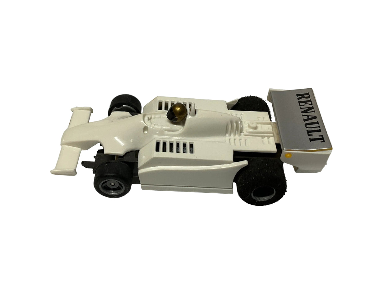 Renault F1 car plain body white 440 narrow chassis | B9105 | Tyco