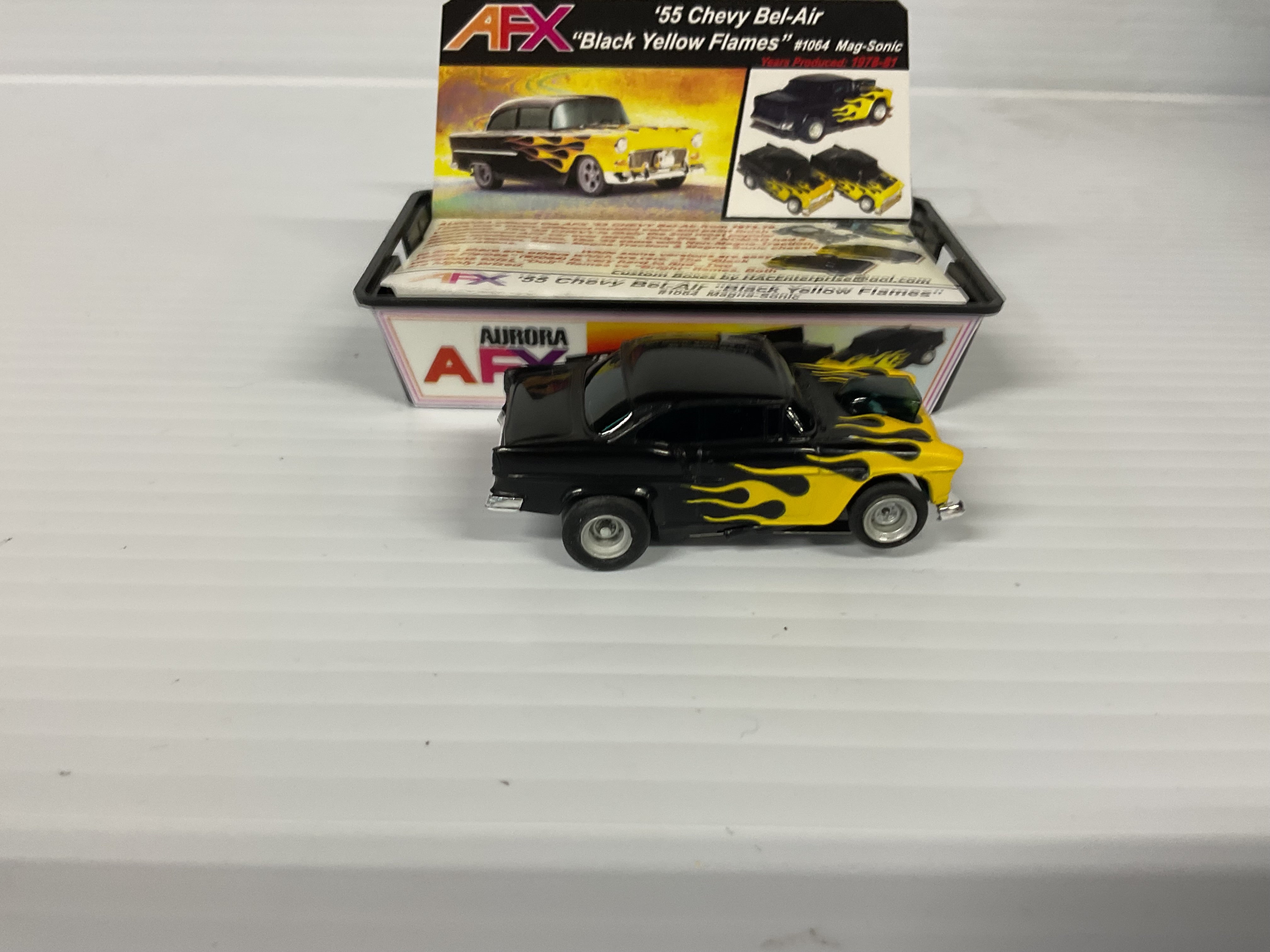 【未開封】HOスロットカー AFX No.4 ブラック AURORA Aurora AFX 1955 Chevy Bel-Air 