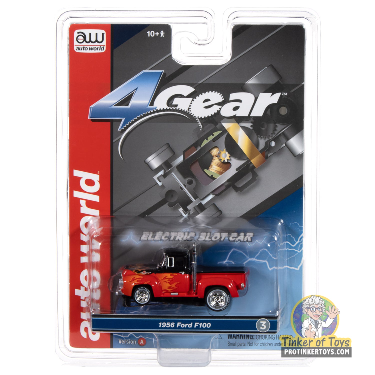 4Gear 1956 Ford F100 Pickup (Red) 3A | SC413 | Auto World