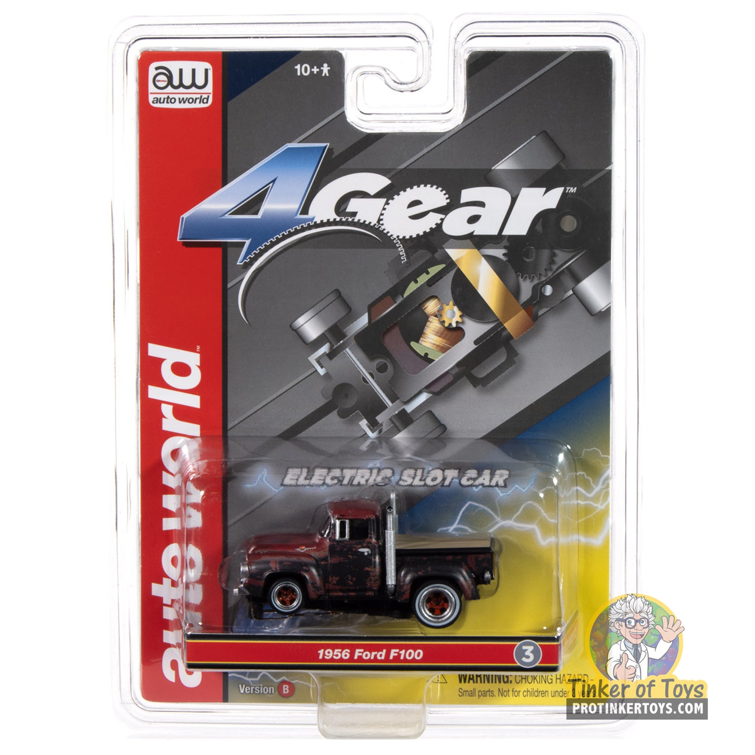 4Gear 1956 Ford F100 Pickup (Rusted) 3B | SC413 | Auto World