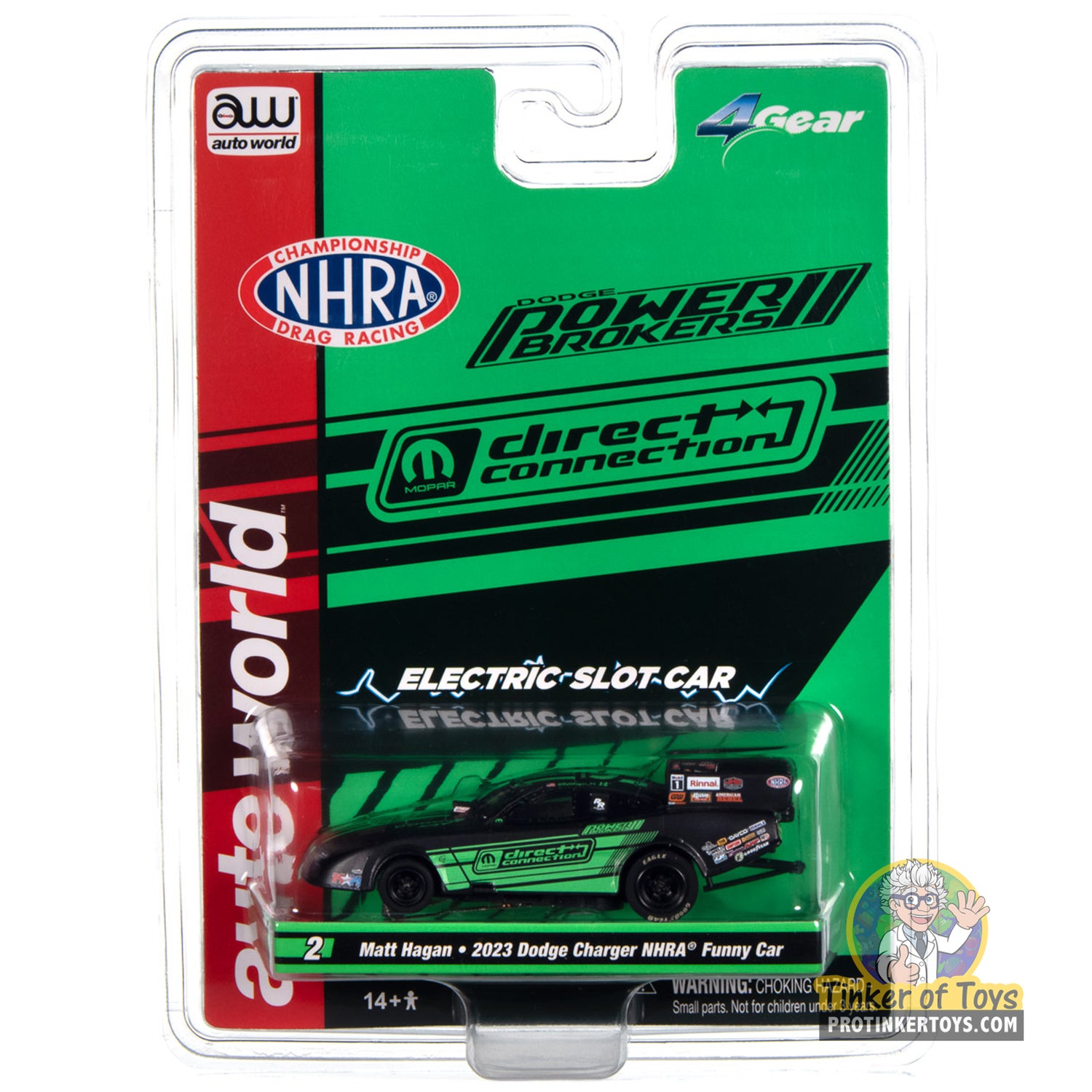 4Gear Matt Hagan Direct Connection 2023 Dodge Charger Funny Car 2 | SC405 | Auto World