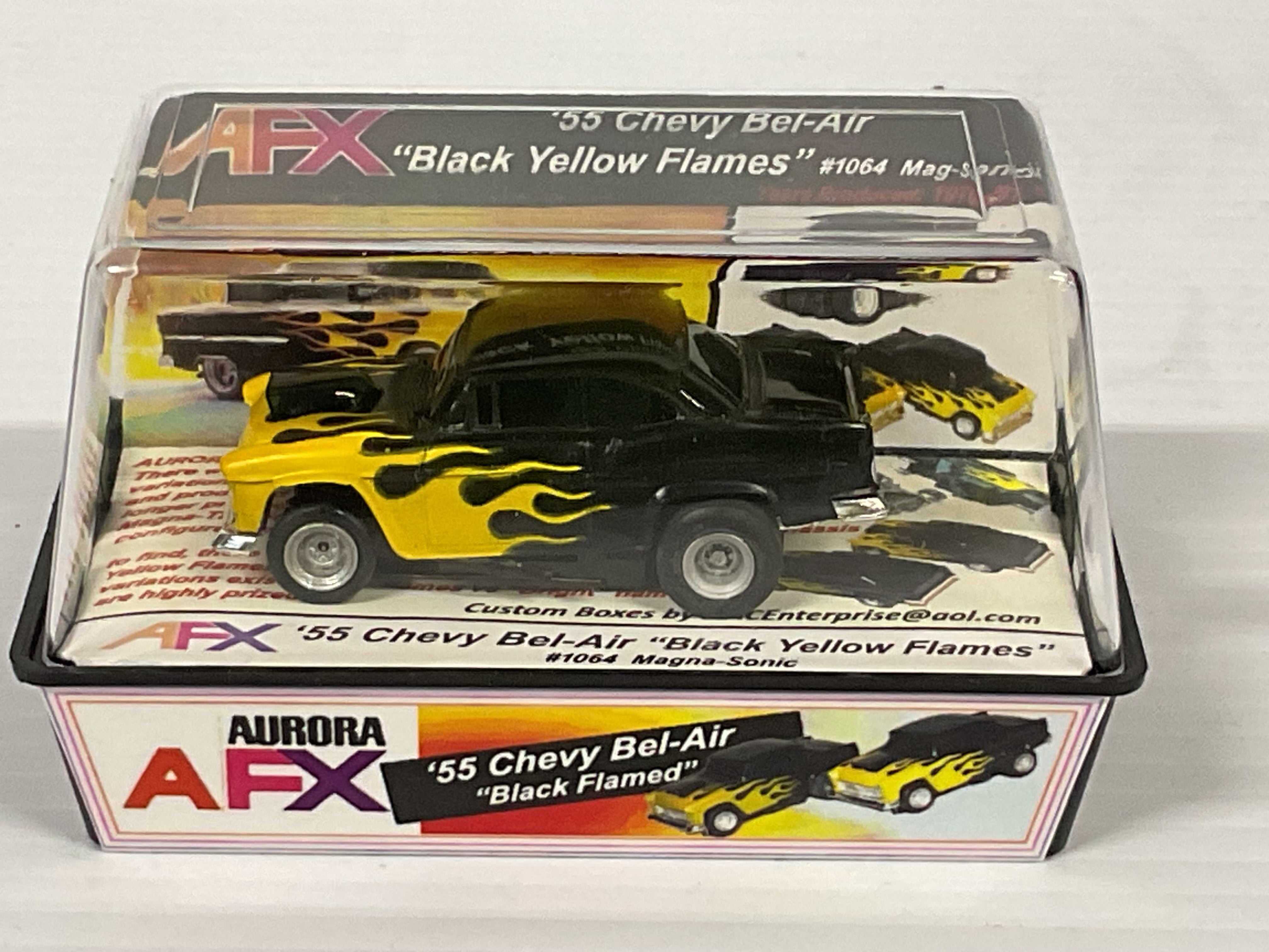 【未開封】HOスロットカー AFX No.4 ブラック AURORA Aurora AFX 1955 Chevy Bel-Air 