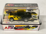 Aurora AFX 1955 Chevy Bel-Air "Black Yellow Flames" Mag-Sonic  | 1064 | Aurora - AFX