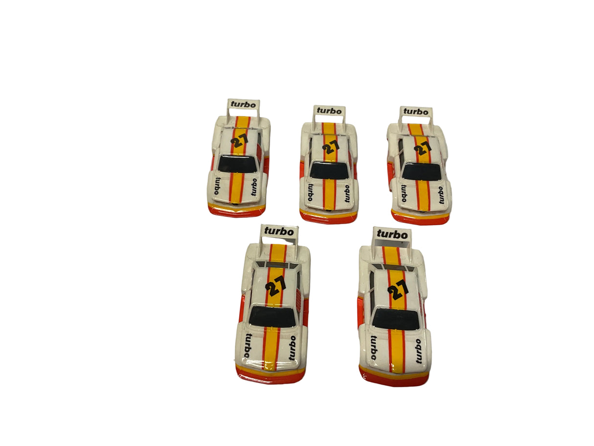 BMW Beamer White Yellow Orange #27  body only  (5)| B8772BB | Tomy-Afx