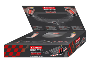 Remote control car set duo in its open box packaging for Carrera 20010109