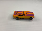 Aurora AFX non-magnatraction Plymouth "Cuda" Funny Car Orange/Purple/Yellow | 1769 | Aurora - AFX