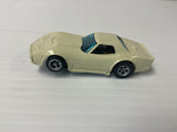 Aurora AFX non-magnatraction  Corvette, a production, one piece, stripped, white | 1927 | Aurora - AFX