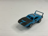 Aurora AFX magnatraction Dodge Charger Blue/Black #7   | 1900 | Aurora - AFX