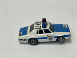 Aurora AFX maga-traction Chevy pursuit car with overhead roof lights blue, and white | 1979 | Aurora - AFX