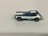 Aurora AFX non-magnatraction Pinto Funny Car Lime Blue/White (Fine Shape) | 1761 | Aurora - AFX