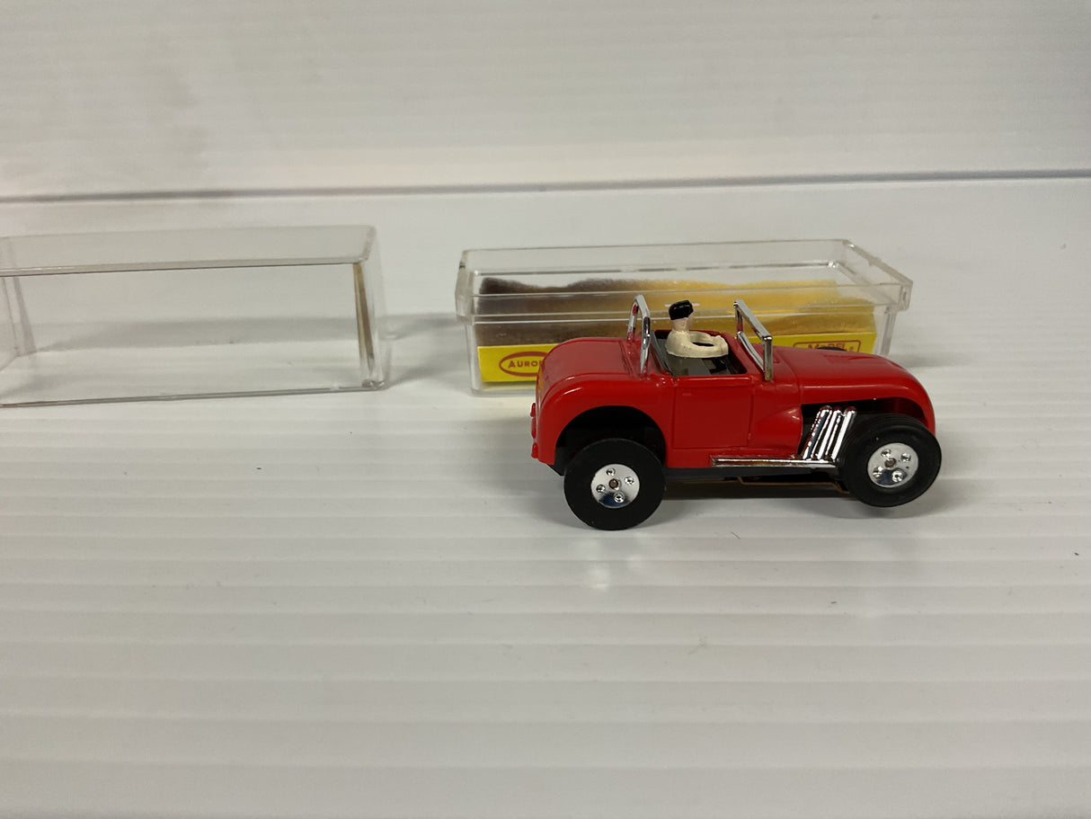 Aurora AFX Hot Rod Roadster Red/Black Thunder-jet  | 1365 | Aurora - AFX- Model Motoring