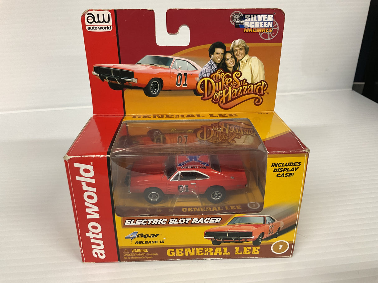 Auto World Silver Screen General Lee 4 Gear | SC247/48  | Auto World