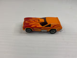 Aurora AFX non-magnatraction 1971 Vega Gasser Orange/Red Flames | 1759 | Aurora - AFX