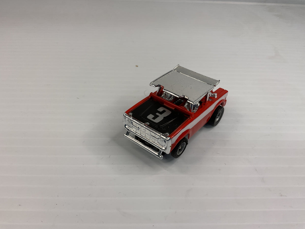 Aurora AFX non-magnatraction Ford Baja Bronco Red/Black/White #3 | 1769 | Aurora - AFX