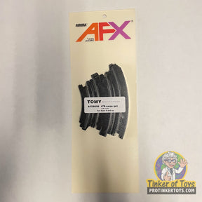 Tomy AFX 6" 1/8 Radius Curve track piece, vintage model train accessory for Aurora Tomy AFX Vintage 8656