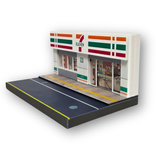 Light-Up 7-Eleven Storefront Diorama Scene For 1:64 Diecast