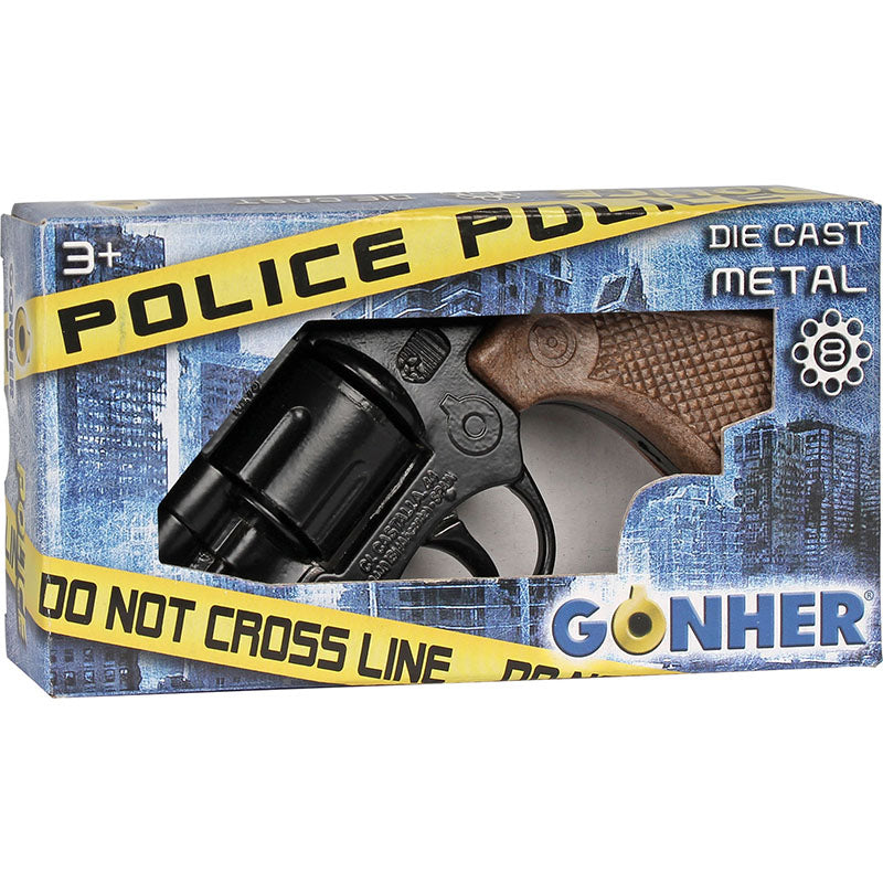トイガン WA CUSTOM WORKS SCW2006 REMIX DETECTIVE Police 357 Colt Detective Style 8-Shot Toy Cap Gun - Black | 73/6