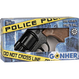 Police 357 Colt Detective Style 8-Shot Toy Cap Gun - Black | 73/6 | Gonher