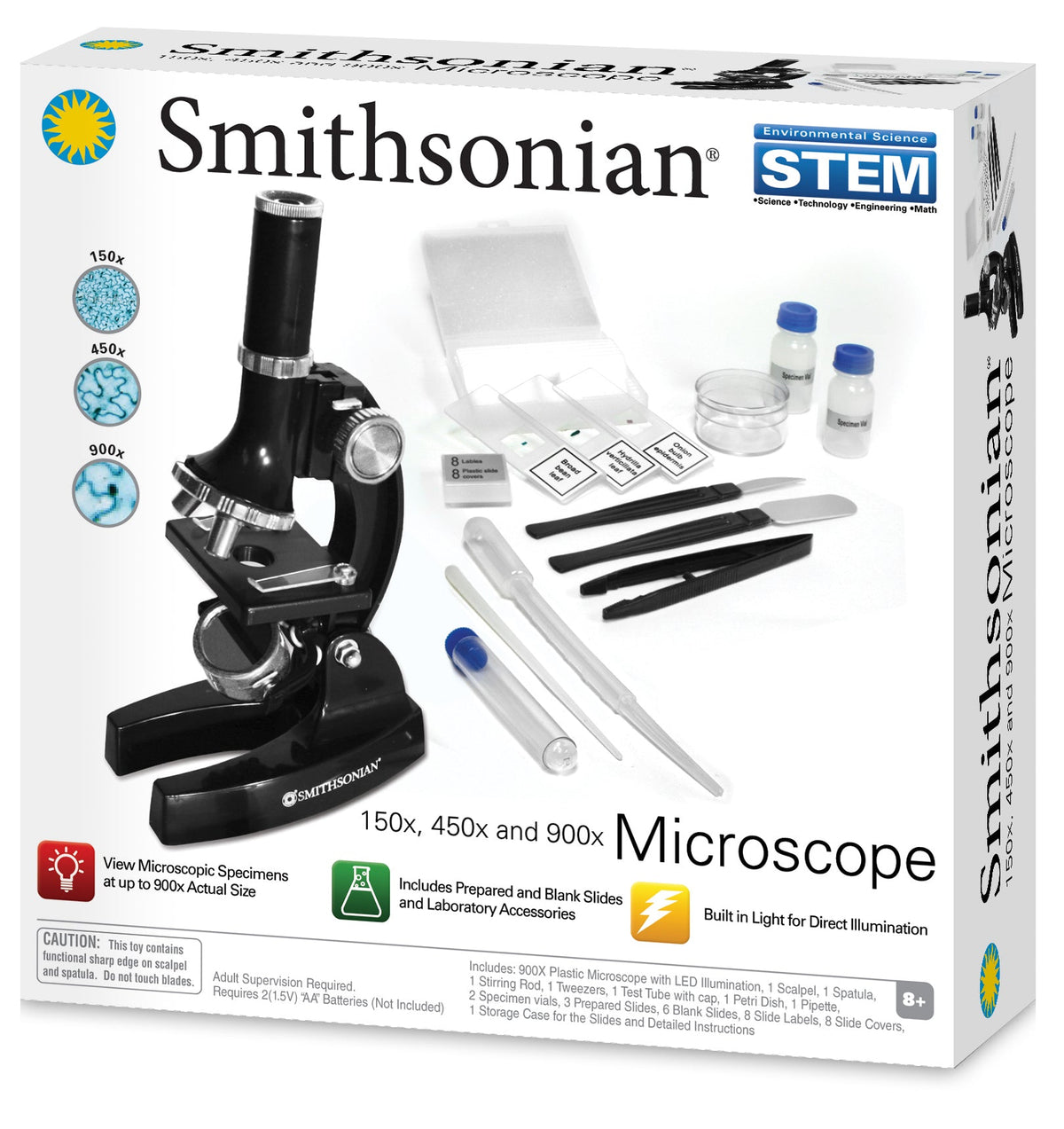 Amazon Microscope Set Smithsonian Microscope Kit | 7407 | Toysmith – ProTinkerToys.com