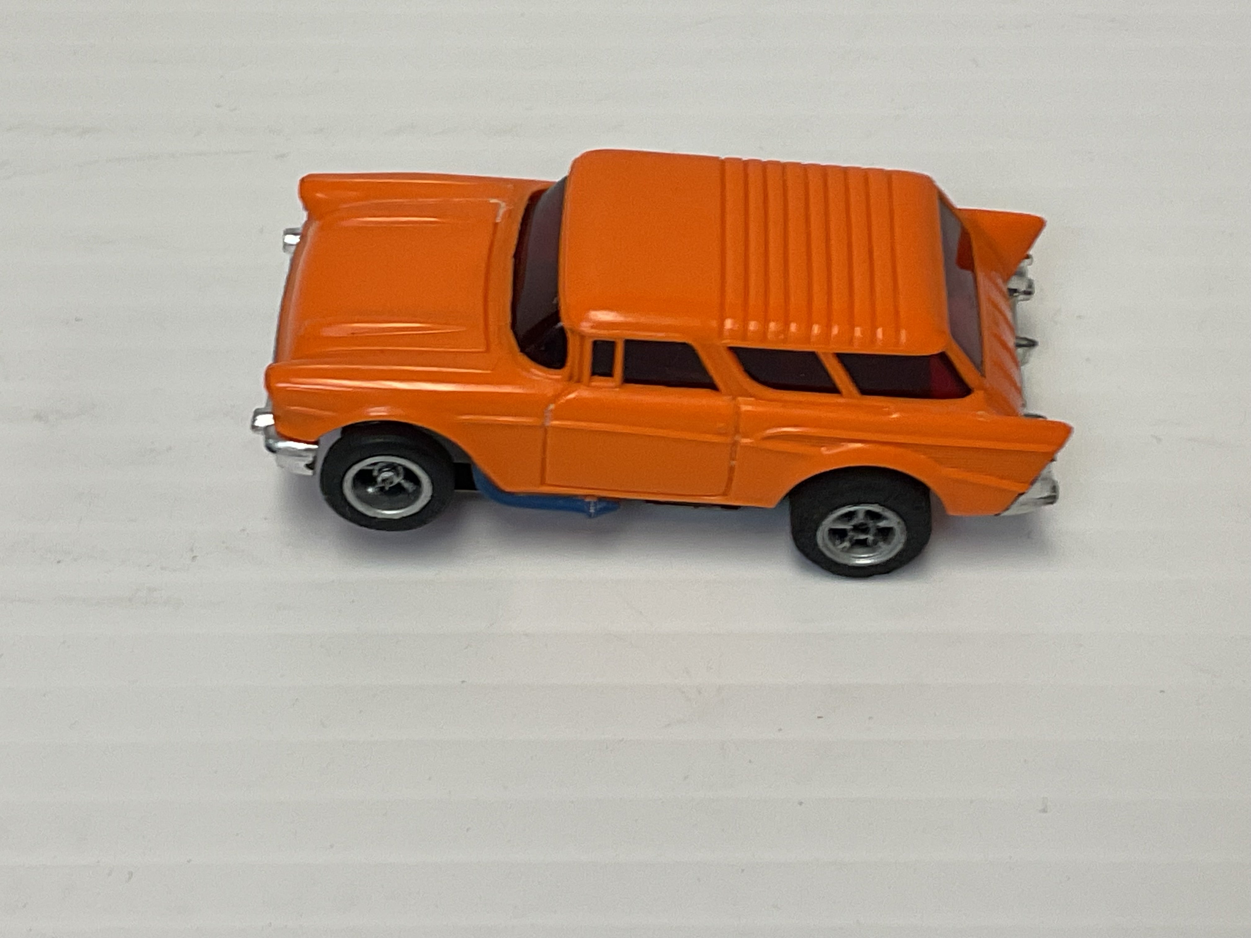 AURORA アリエス オレンジ Aurora AFX non-magnatraction 1957 Chevy nomad light orange blue