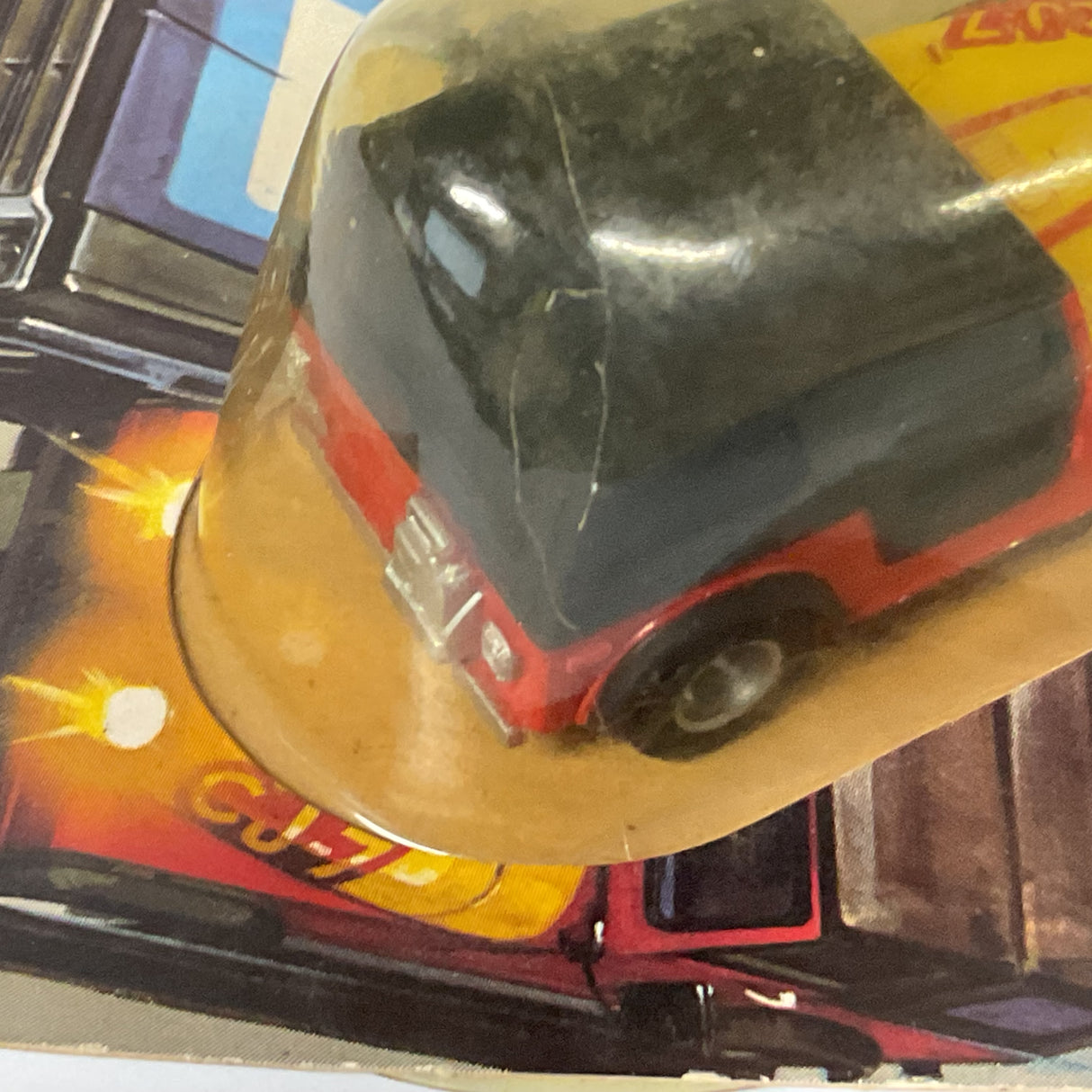 Aurora AFX magnatraction Turn-ons Cj7 Jeep  W/headlight | 1021 | Aurora - AFX