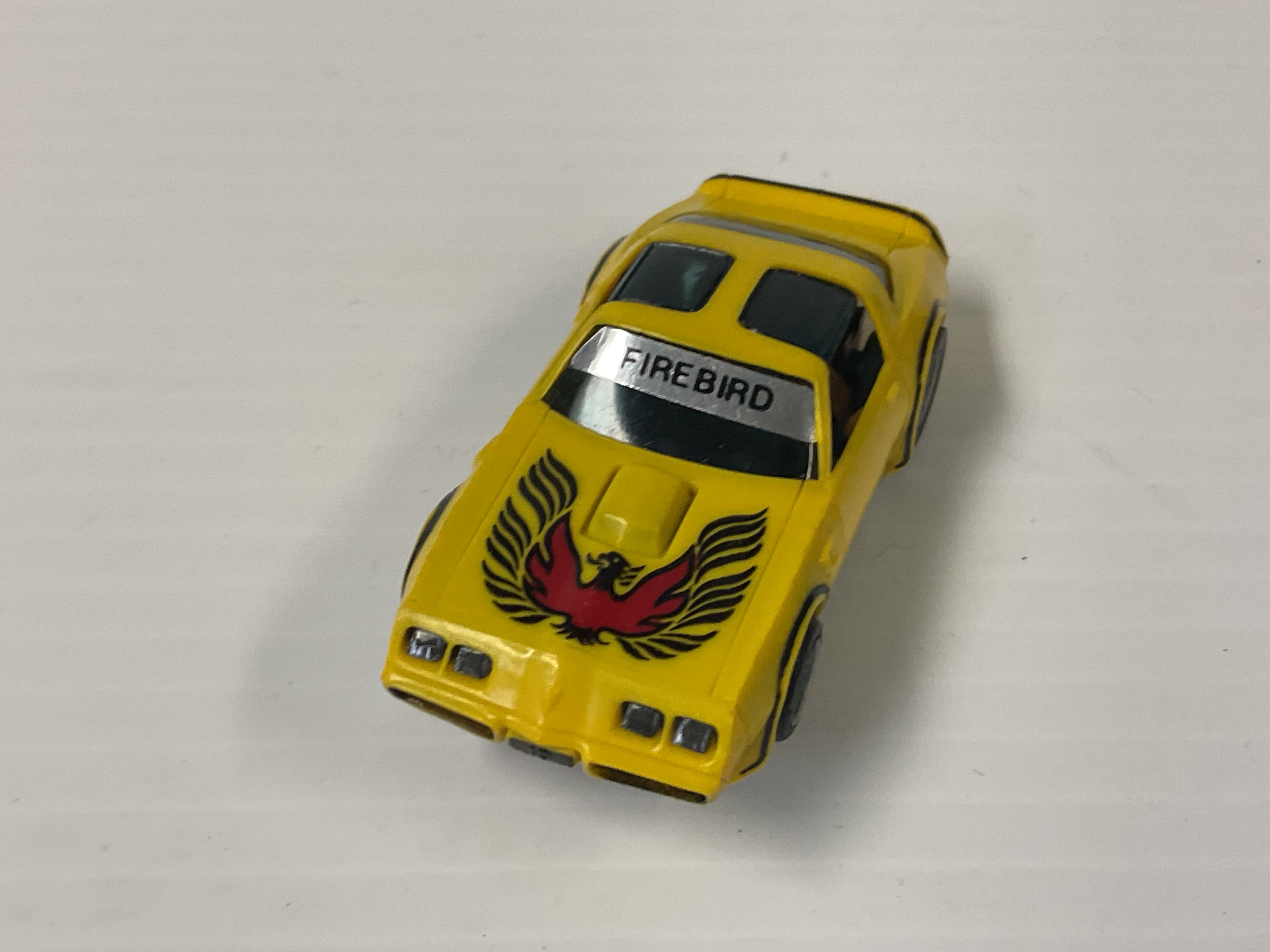 Aurora AFX magnatraction Pontiac, Firebird Trans Am, mustard/black