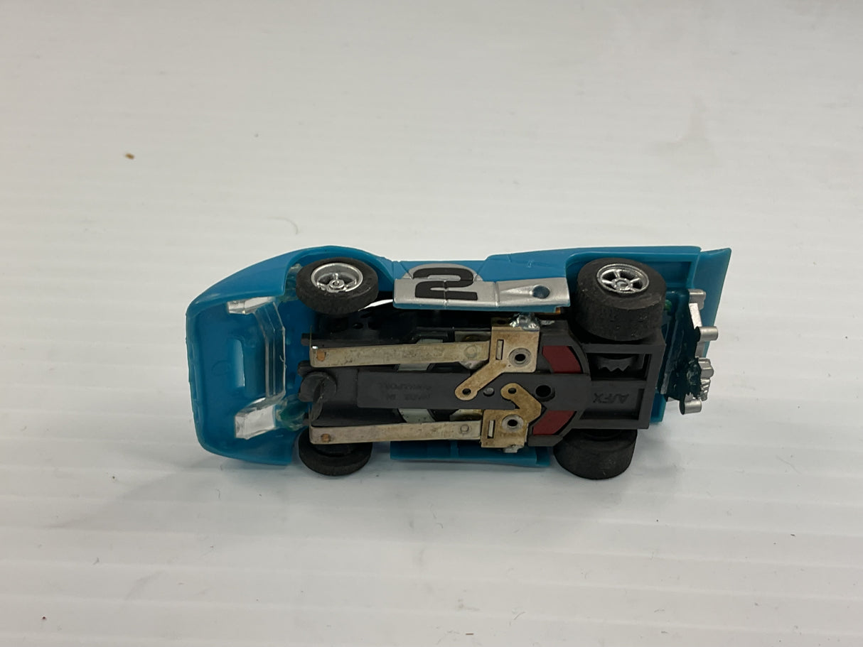 Aurora AFX magnatraction Lighted  Ferrari 512M Blue/White #2   | 1974 | Aurora - AFX