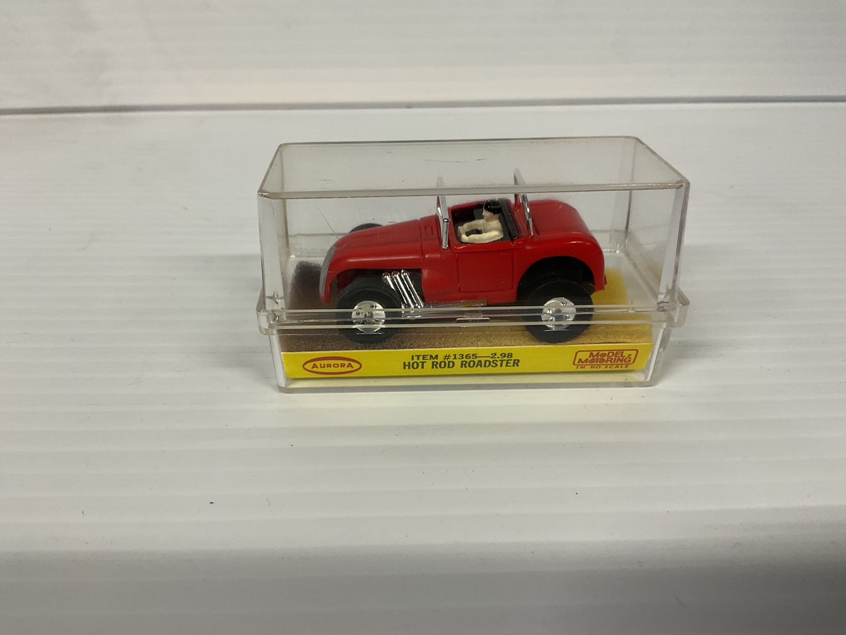 Aurora AFX Hot Rod Roadster Red/Black Thunder-jet  | 1365 | Aurora - AFX- Model Motoring