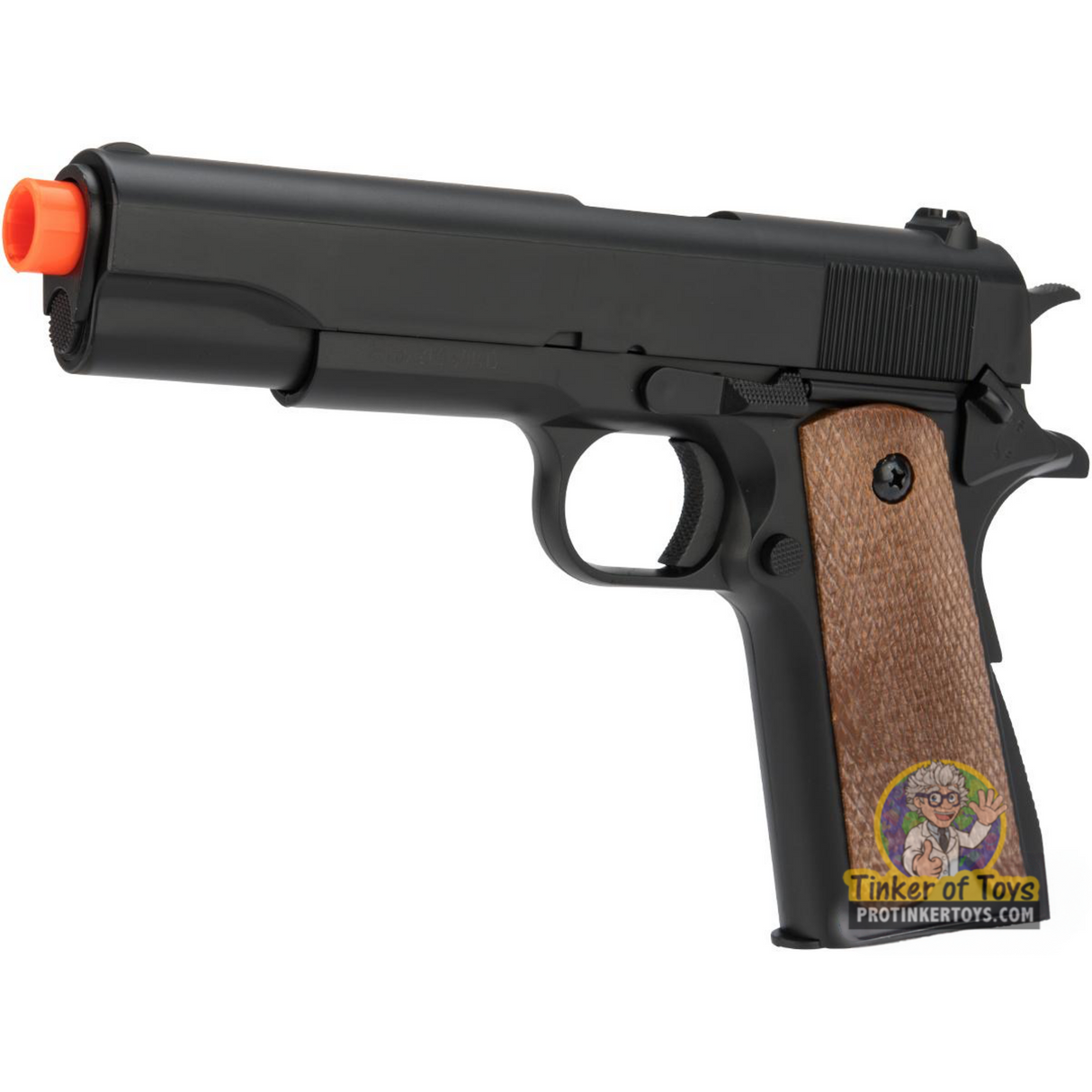 6mm ProShop Tactical 1911 Full Size High Power Airsoft Spring Pistol | AP-6mm-M21 | Evike