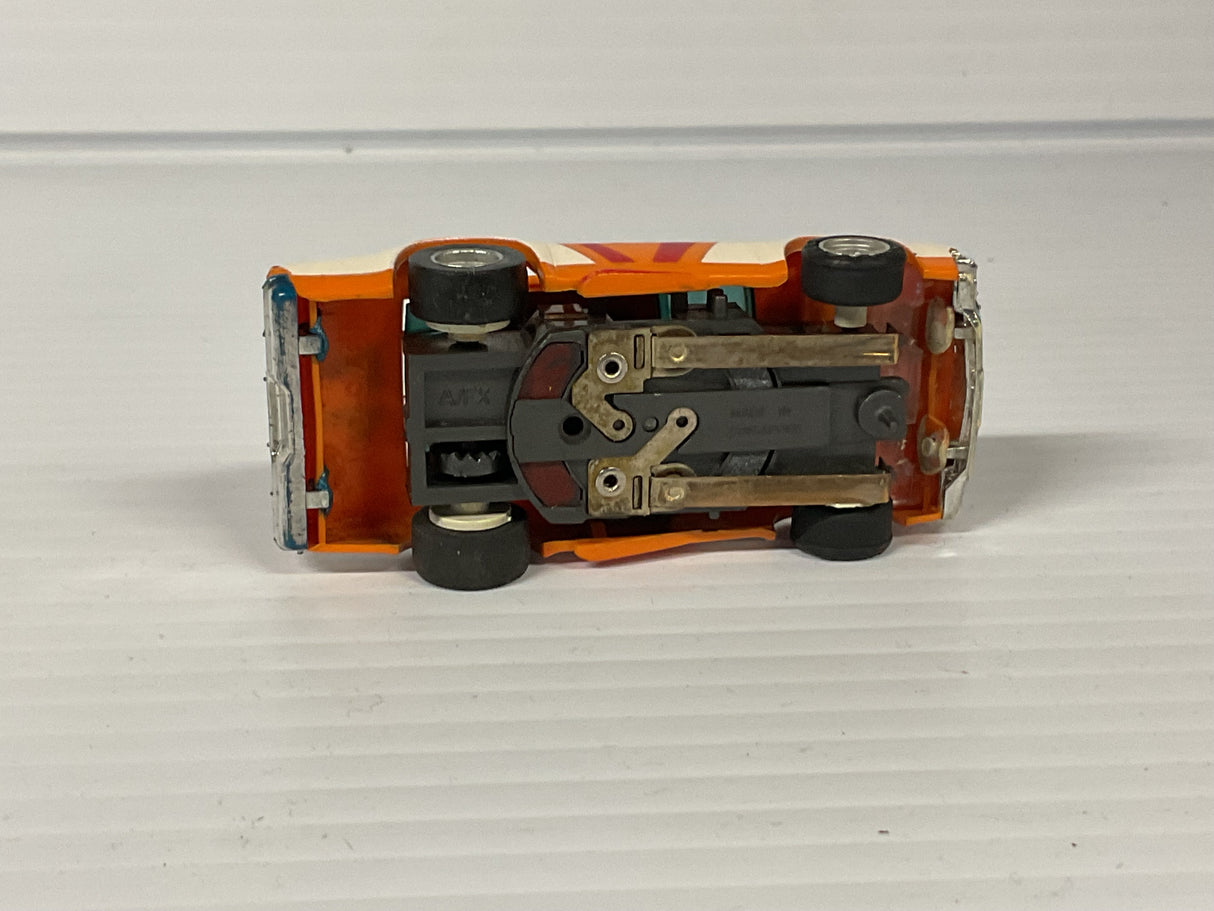 Aurora AFX magnatraction lighted Chevelle Stocker orange/white #17  | 1929 | Aurora - AFX