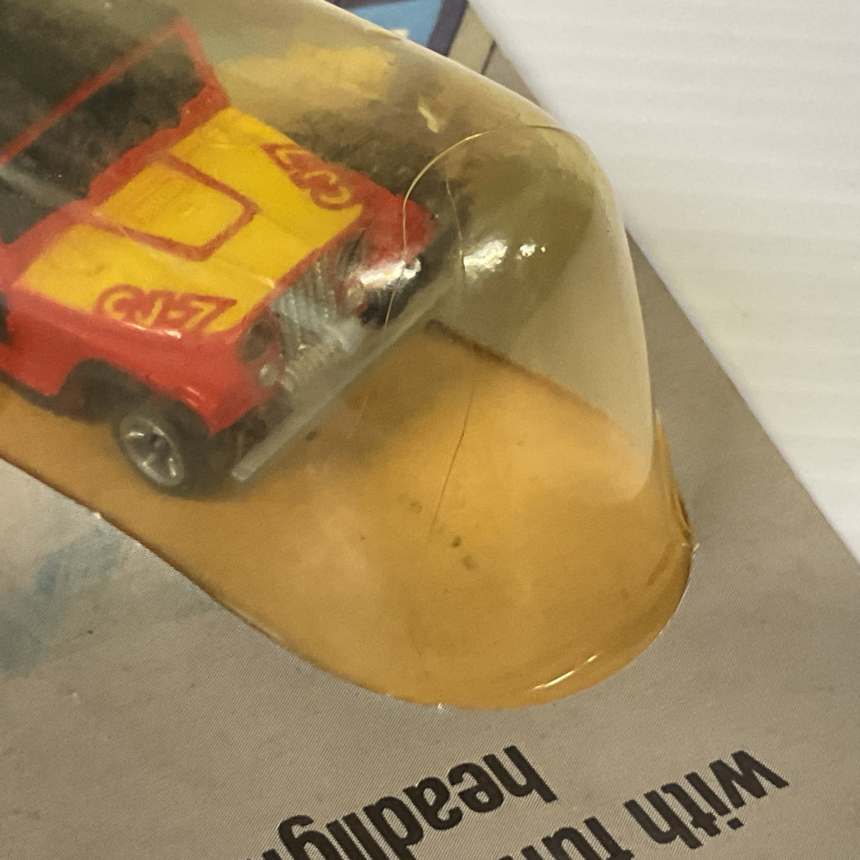 Aurora AFX magnatraction Turn-ons Cj7 Jeep  W/headlight | 1021 | Aurora - AFX