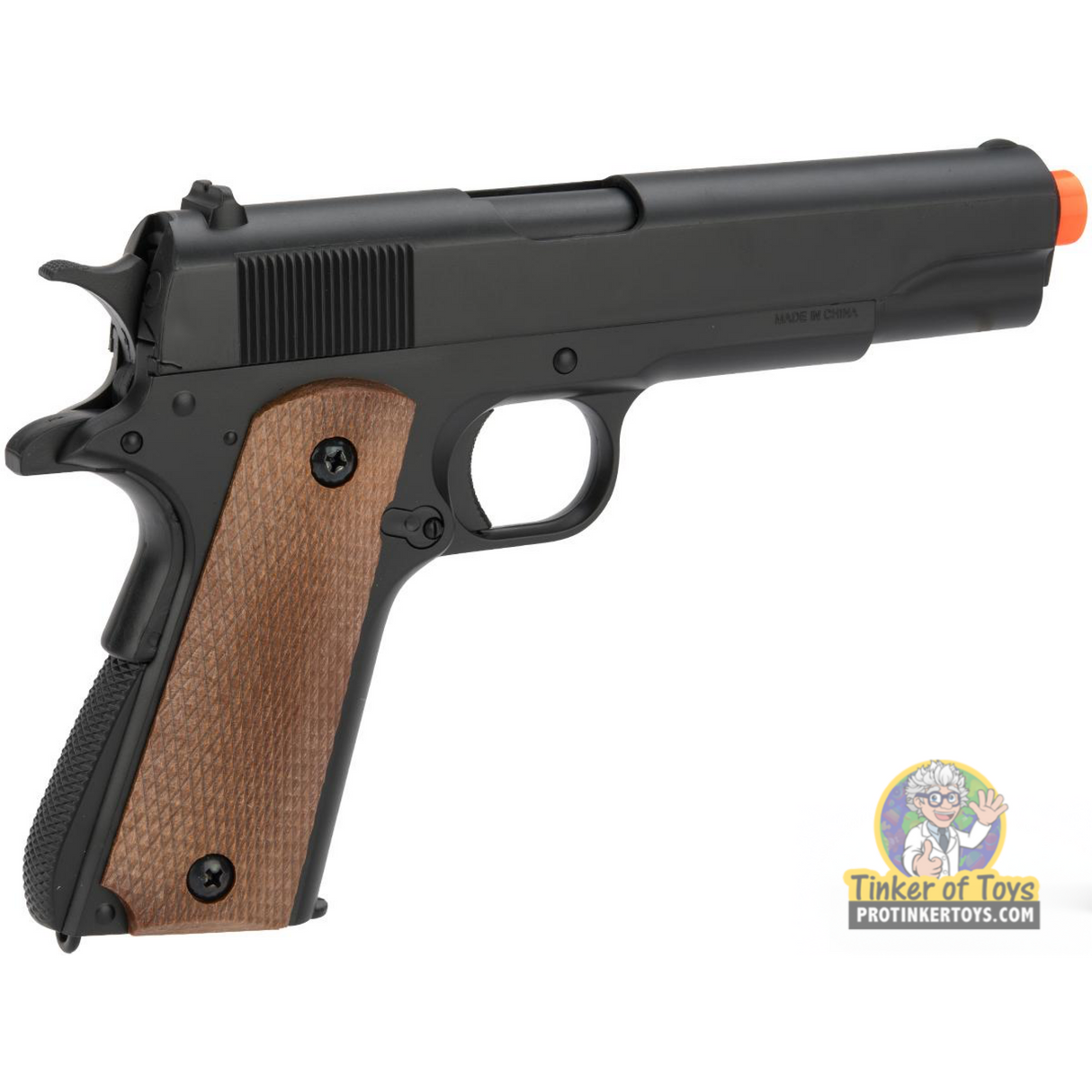6mm ProShop Tactical 1911 Full Size High Power Airsoft Spring Pistol | AP-6mm-M21 | Evike