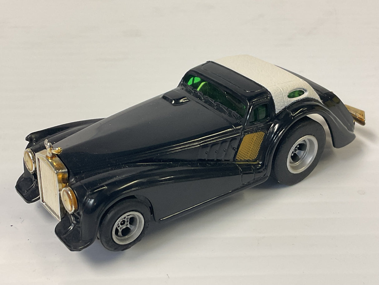 Aurora AFX magnatraction Roarin Rolls “ golden ghost “ black white roof special chassis | 1923 | Aurora - AFX