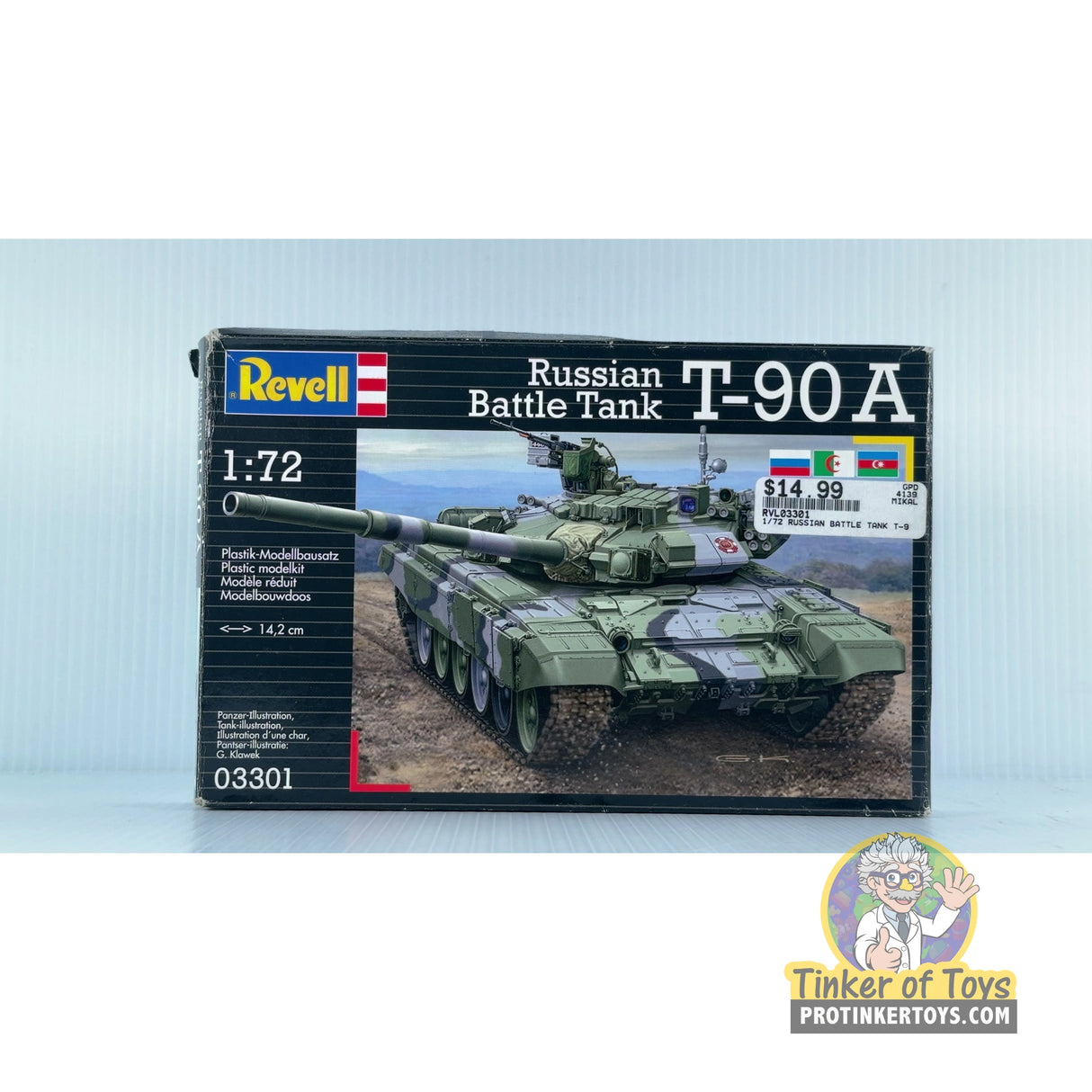 Russian Battle Tank T-90A 1:72 | 03301 | Revell
