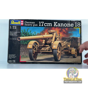 German heavy gun 17cm Kanone 18 1:72 | 03176 | Revell