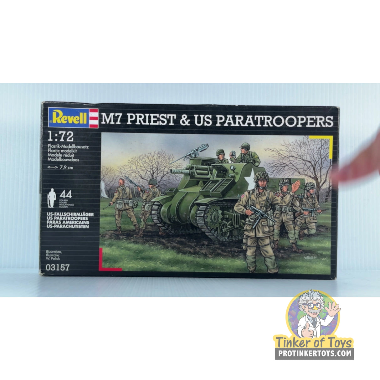 M7 Priest & US Paratroopers 1:72 | 03157 | Revell