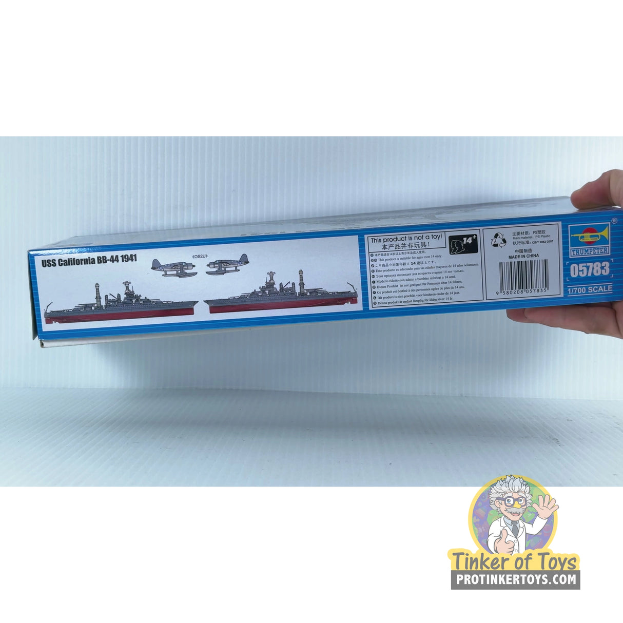 USS California BB-44 1941 1:700 | 02286 | Trumpeter