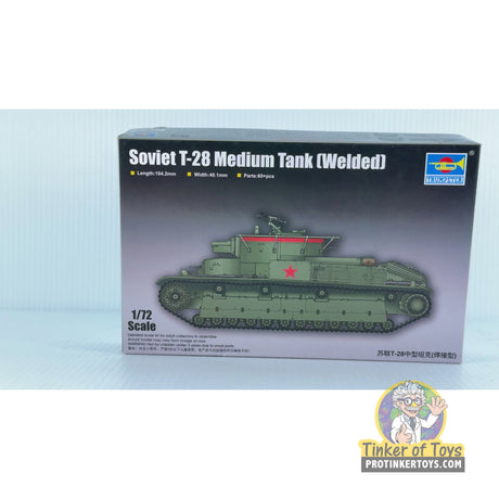 Soviet T-28 Medium Tank (Welded) 1:72 | 0032918 | Trumpeter