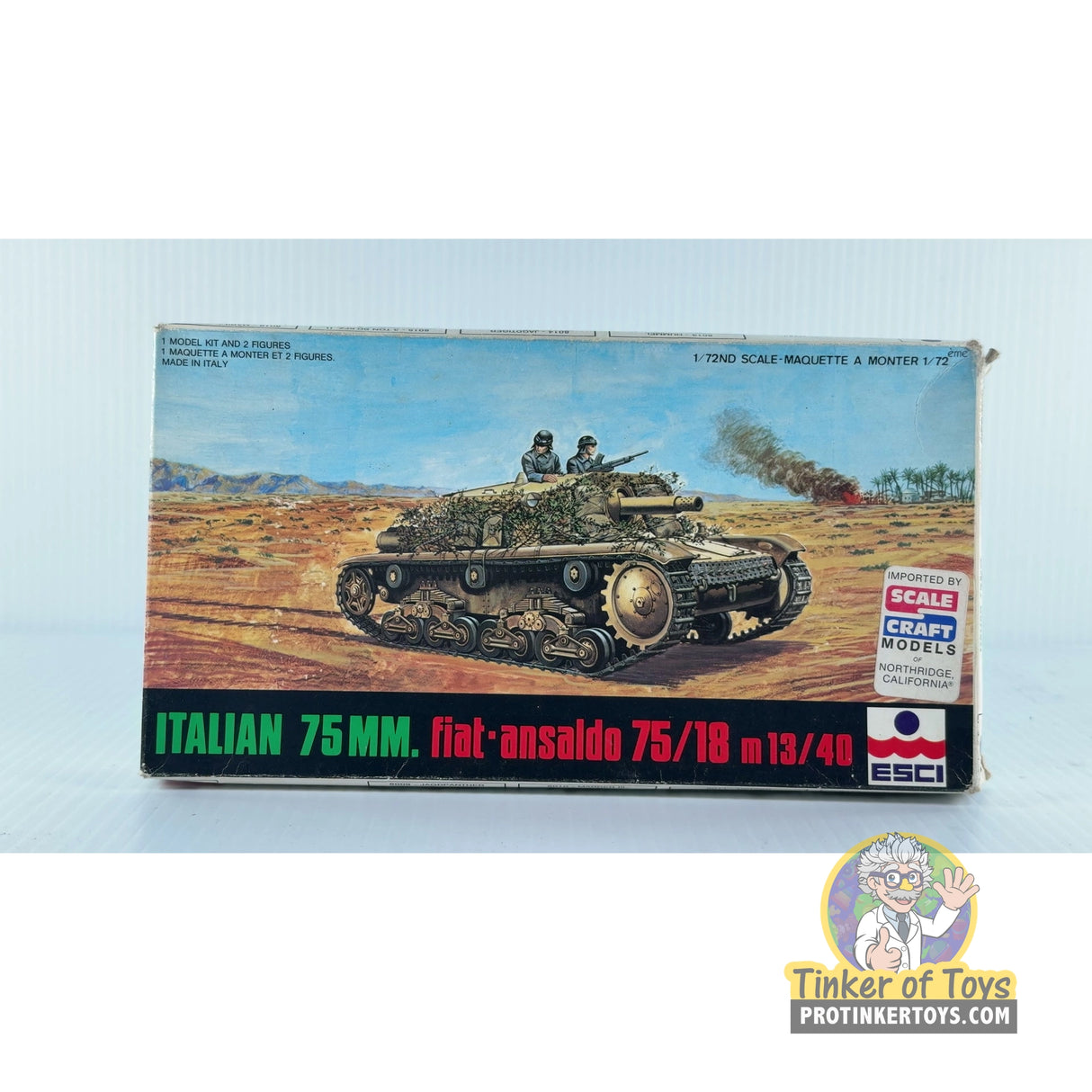 Italian 75mm Fiat-Ansaldo 75/18 M13/40 1:72 | PENDING-87222001-07031247-C089 | Needs Brand Review