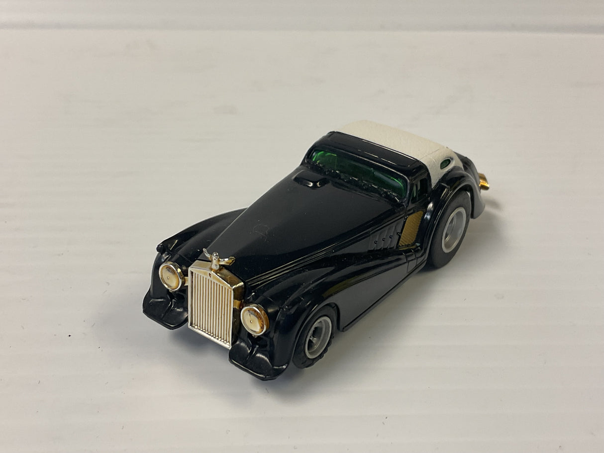 Aurora AFX magnatraction Roarin Rolls “ golden ghost “ black white roof special chassis | 1923 | Aurora - AFX
