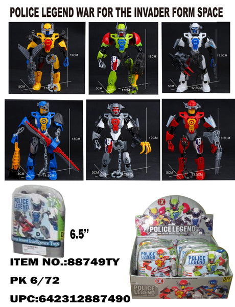 8" DIY POLICE LEGEND TRANSFORMER | 88749 | Best Value Products