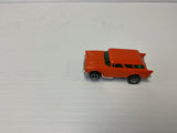 Aurora AFX magnatraction 1957 Chevy nomad l orange  white pipes, | 1903 | Aurora - AFX